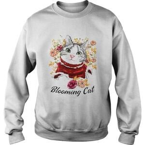 Blooming Cat  Cat Flower Shirt
